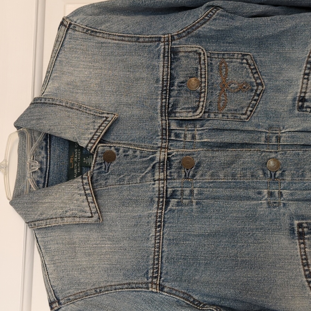 Lauren Jeans Co. Jean jacket. Medium wash. Size Small